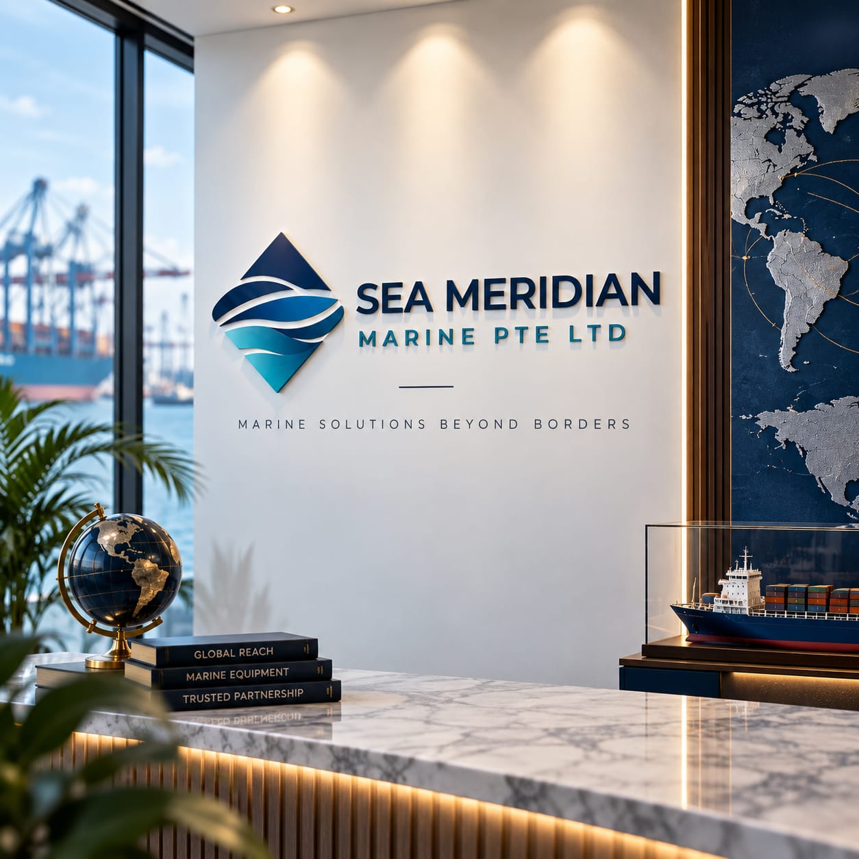 Sea Meridian Marine Logo